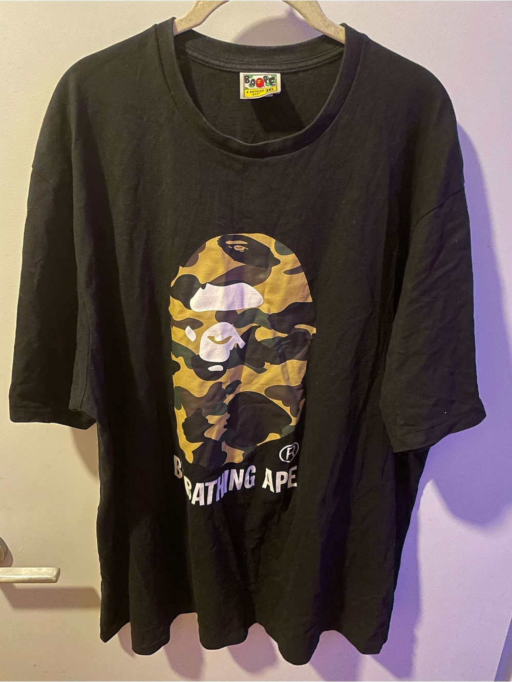 Bathing Ape Black Camo Tee